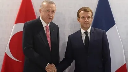 Erdoğan, Macron ile telefon görüşmesi yaptı