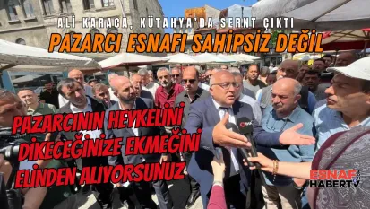 Kütahya Çarşamba Pazarı İçin Halk ve Esnaf El Ele