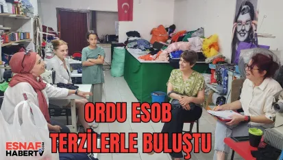 Ordu ESOB'dan Fatsa'da Terzi Esnaflarına Ziyaret