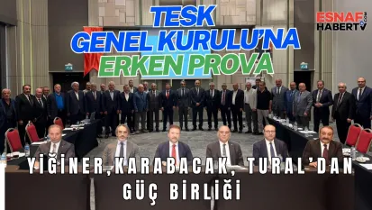 TESK Genel Kurulu'nun Provasını Yaptılar