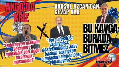 Köksal Özcan'dan Karakaş'a  Gönderme: 'Borç Varsa Başkan Vekilinle Beraber Yaptık!'