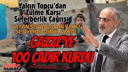 Topçu'nun Çağrısı Seferberliğe Dönüştü... Gazze'ye Vatan Sevdalıları Eli