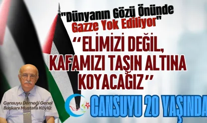 Cansuyu Derneği Genel Başkanı Mustafa Köylü'den Tarihi Konuşma