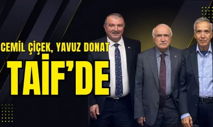 Cemil Çiçek Ve Yavuz Donat'tan Esnaf Federasyonuna Ziyaret