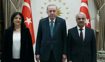Cumhurbaşkanı Erdoğan DEM Parti heyeti ile görüştü
