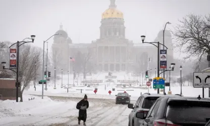 Ezra fırtınası ABD'yi vurdu