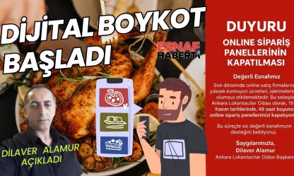 Lokantacılardan Dijital Boykot Başladı