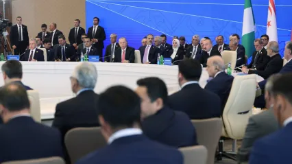 Erdoğan Azerbaycan'da konuştu