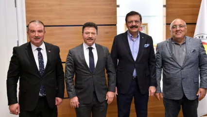 Seçim Öncesi Federasyon Başkanları Hisarcıklıoğlu İle Görüştü