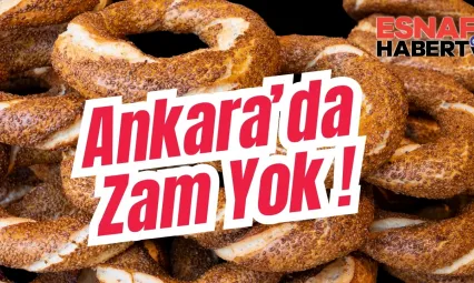 Ankara'da Simite Zam Yok