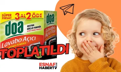 Doa Marka Lavabo Açıcı  Toplatıldı