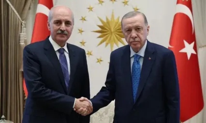 Erdoğan, Numan Kurtulmuş ile görüştü