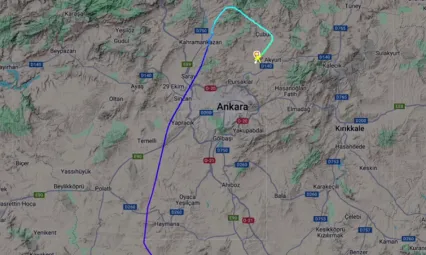 Libya askeri heyetini taşıyan özel jet Ankara yakınlarında düştü
