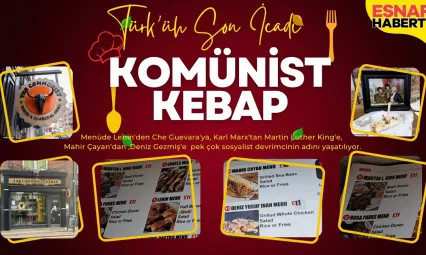 Londra'da Bir Kebapçıdan 'Komünist' Devrim: Menüde Marx'tan Deniz Gezmiş'e Kadar Efsaneler!