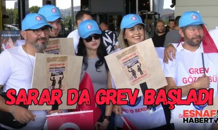 Sarar Grevi Başladı. Ekmeğimizle Oynama