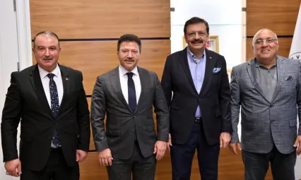 Seçim Öncesi Federasyon Başkanları Hisarcıklıoğlu İle Görüştü