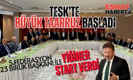 TESK'te Büyük Taarruz Afyon'dan Başladı