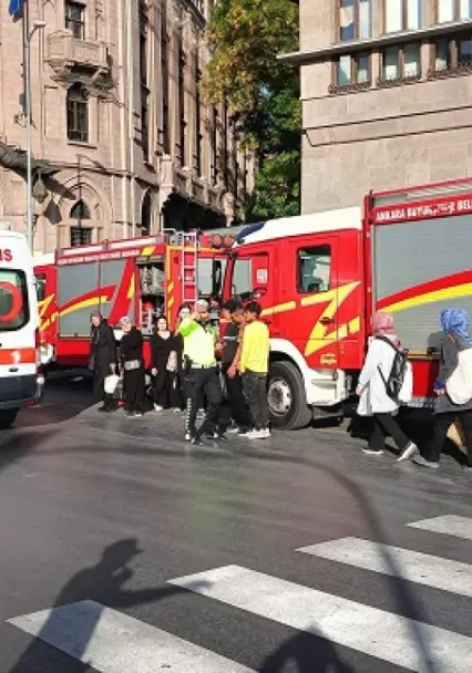 Ankara Sosyal Bilimler Üniversitesi'nde korkutan olay