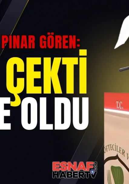 Esnaf Camiası Pınar Gören'in  Tarihi konuşmasını Konuşuyor