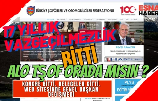 Alo TŞOF Genel Başkan Değişti