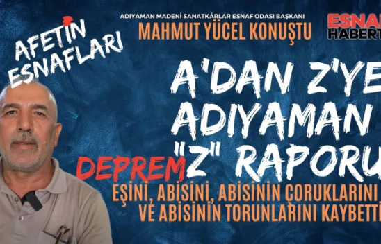 Biz 'deprem' demiyoruz, 'kıyamet' diyoruz!