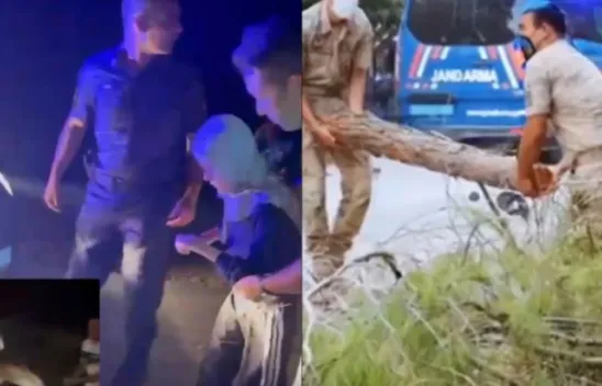 Kahramanların Omuz Omuza Yangın Mücadelesi