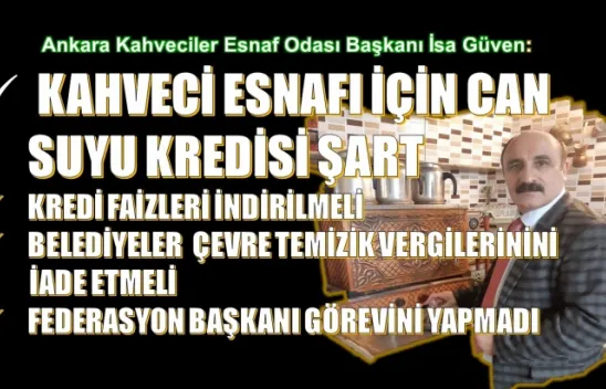 Kahveci Esnafı Kapalıyken Alınan Vergilerin Peşine Düştü