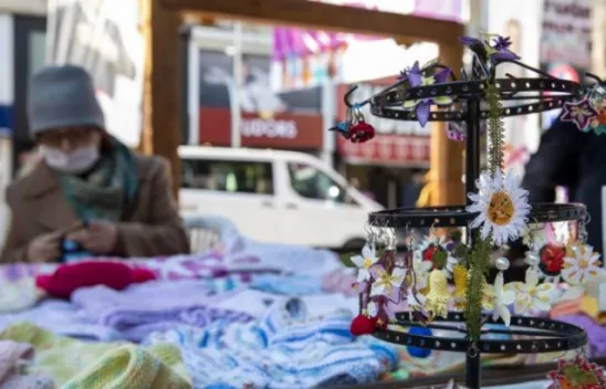 Mersin'de kadın üreticiler yoğurt pazarı'nda 2. kez buluştu