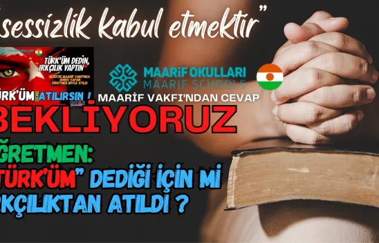 Öğretmeni işten atan maarif vakfı sessizliğe büründü