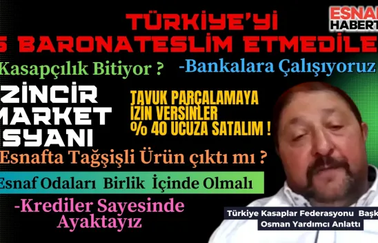 Osman Yardımcı: Beş Tane Baron Türkiye'yi Yönetemez,