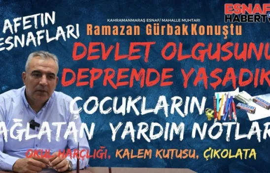 Ramazan Gürbak İş Yerlerimiz  Yüzde 0 Oranında Çok Ağır Hasar Aldı