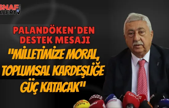 TESK Genel Başkanı Palandöken'den Erdoğan'a Destek