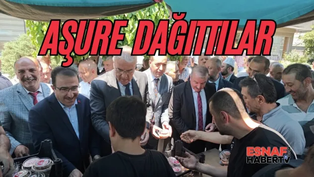 Ankara Mobilyacılar ve Lakeciler Esnafından Geleneksel Aşure İkramı