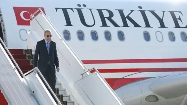 Cumhurbaşkanı Erdoğan, Azerbaycan'a gitti