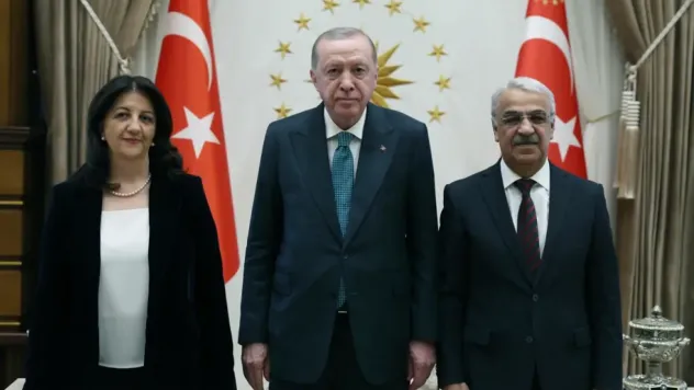 Cumhurbaşkanı Erdoğan DEM Parti heyeti ile görüştü