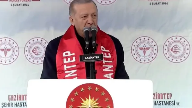 Cumhurbaşkanı Erdoğan Gaziantep'te konuştu