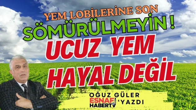 Devrim Niteliğinde Ucuz Yem