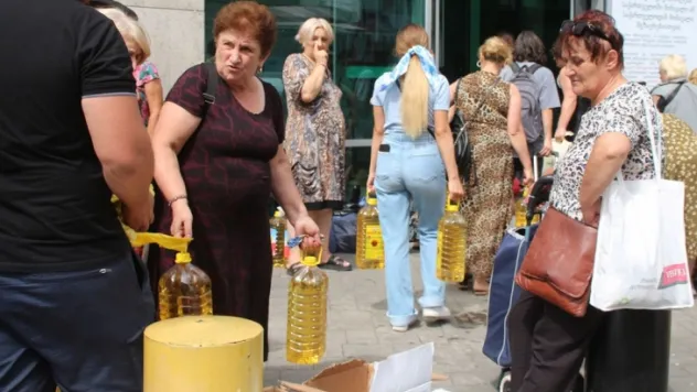 Gürcistan'dan 'yağ' için geliyorlar