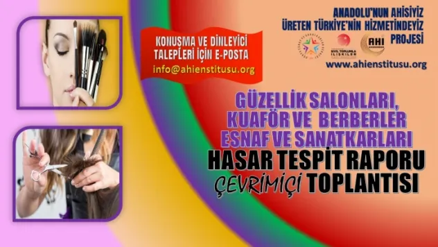 Güzellik Salonları, Kuaför Ve Berberler  Konuşmazsa Türkiye Susar !