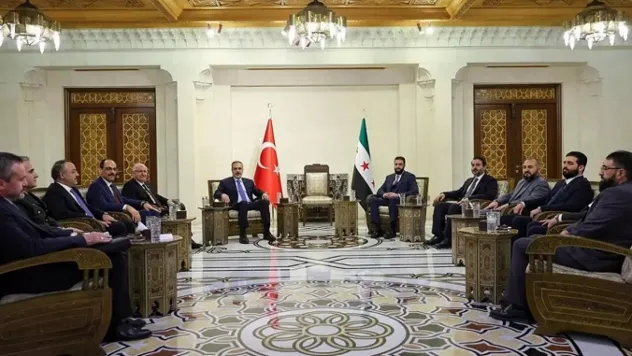 İki Bakan ve MİT Başkanı Şam'da