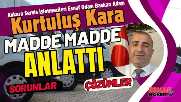 İşte Kurtuluş Kara'nın Madde Madde Vaatleri