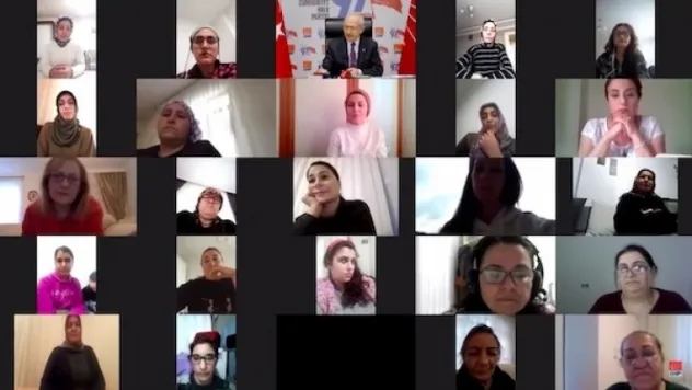 Kadınlarla görüşmesine esnafın isyanı damga vurdu