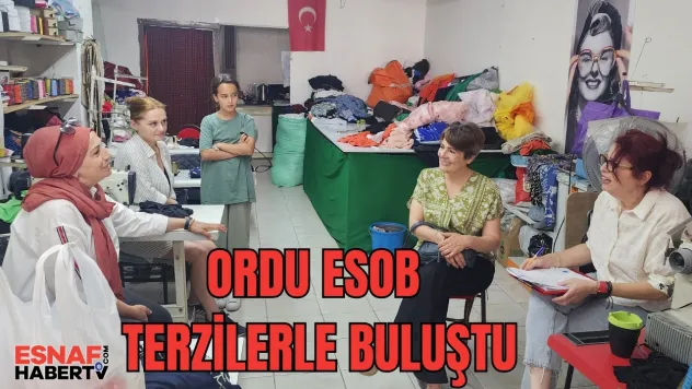 Ordu ESOB'dan Fatsa'da Terzi Esnaflarına Ziyaret