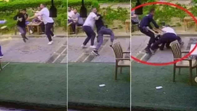Polisten kaçan şüpheliyi esnaf yakaladı