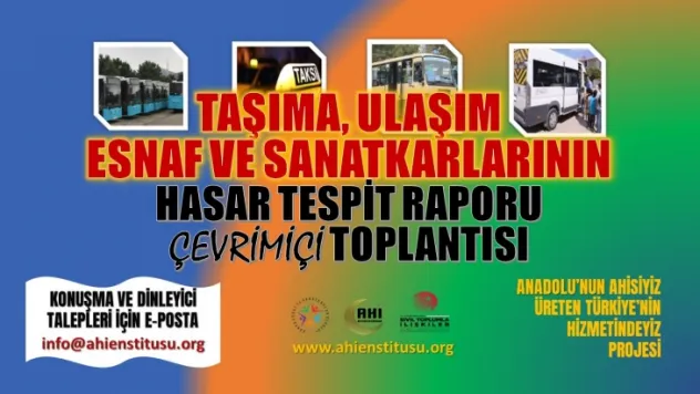 Taşıma, Ulaşım Sektörü Esnafı Susarsa Türkiye Susar