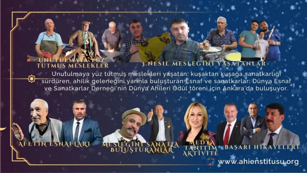 Dünya Ahileri Ödülleri Veriliyor