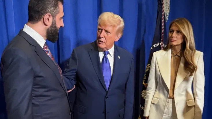 Ahmed Şara Beyaz Saray'da