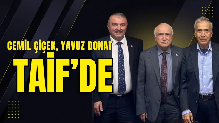 Cemil Çiçek Ve Yavuz Donat’tan Esnaf Federasyonuna Ziyaret