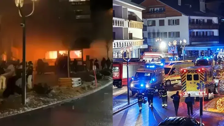 İsviçre kayak merkezinde yangın faciası: 40 ölü