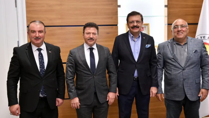 Seçim Öncesi Federasyon Başkanları Hisarcıklıoğlu İle Görüştü